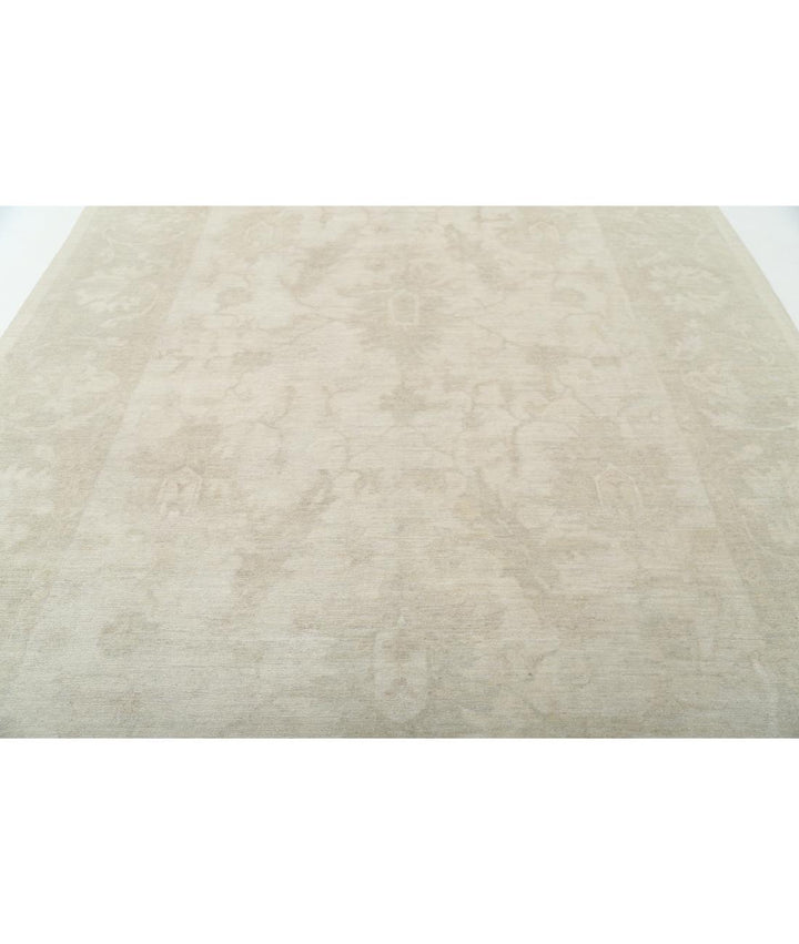 Hand Knotted Oushak Wool Rug 8' 9" x 11' 9" - No. AT50266
