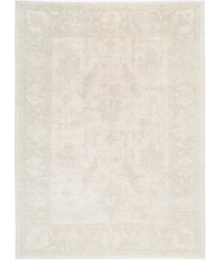 Hand Knotted Oushak Wool Rug 8' 9" x 11' 9" - No. AT50266