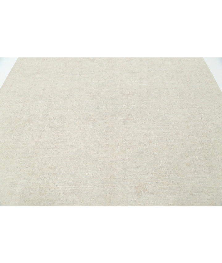 Hand Knotted Oushak Wool Rug 8' 1" x 9' 9" - No. AT68497