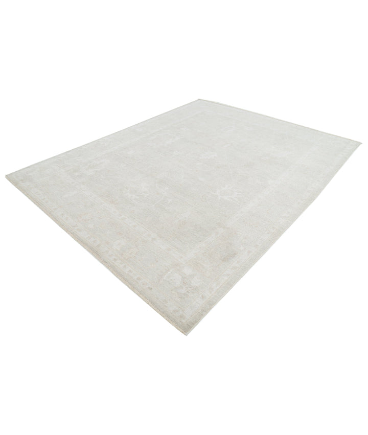 Hand Knotted Oushak Wool Rug 8' 0" x 10' 1" - No. AT97237