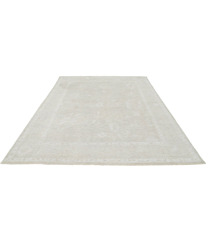 Hand Knotted Oushak Wool Rug 8' 0" x 10' 1" - No. AT97237