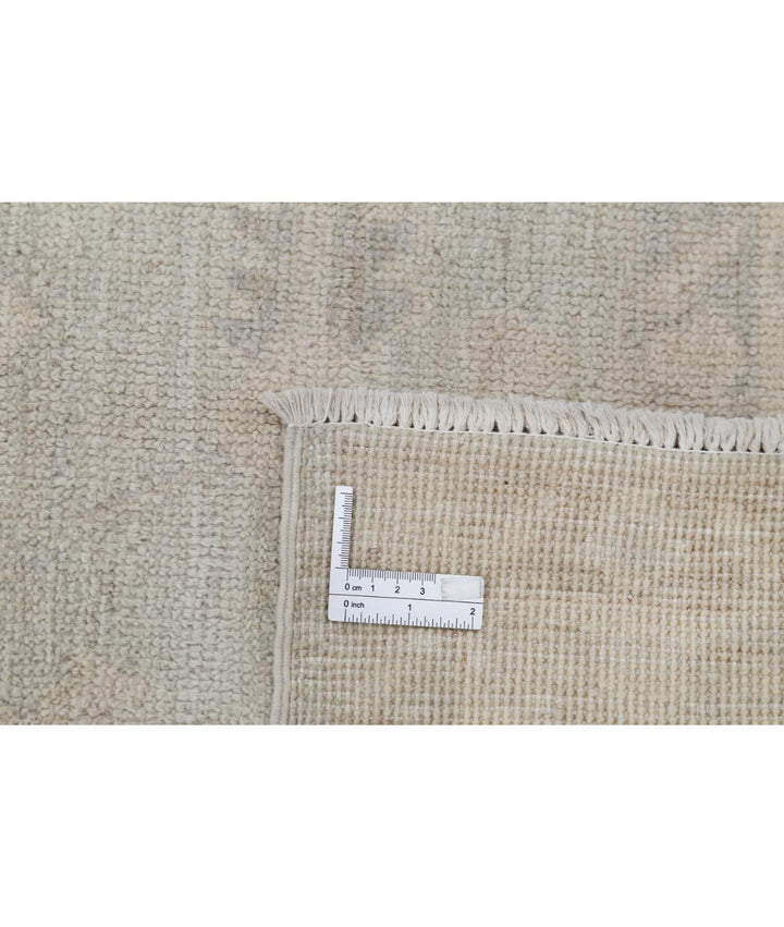 Hand Knotted Oushak Wool Rug 6' 5" x 9' 6" - No. AT45826