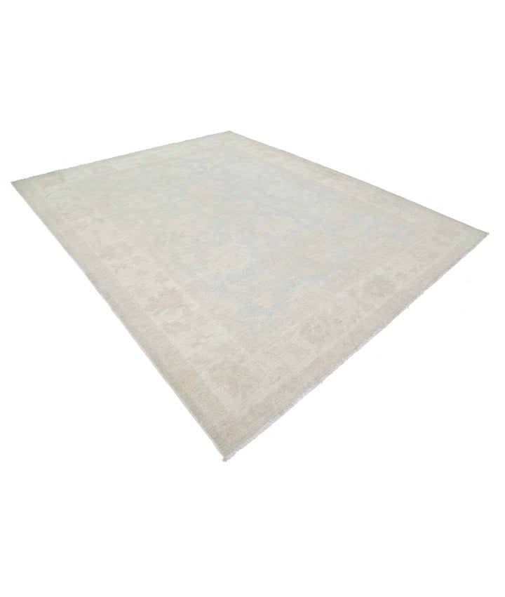 Hand Knotted Oushak Wool Rug 9' 0" x 10' 11" - No. AT42127