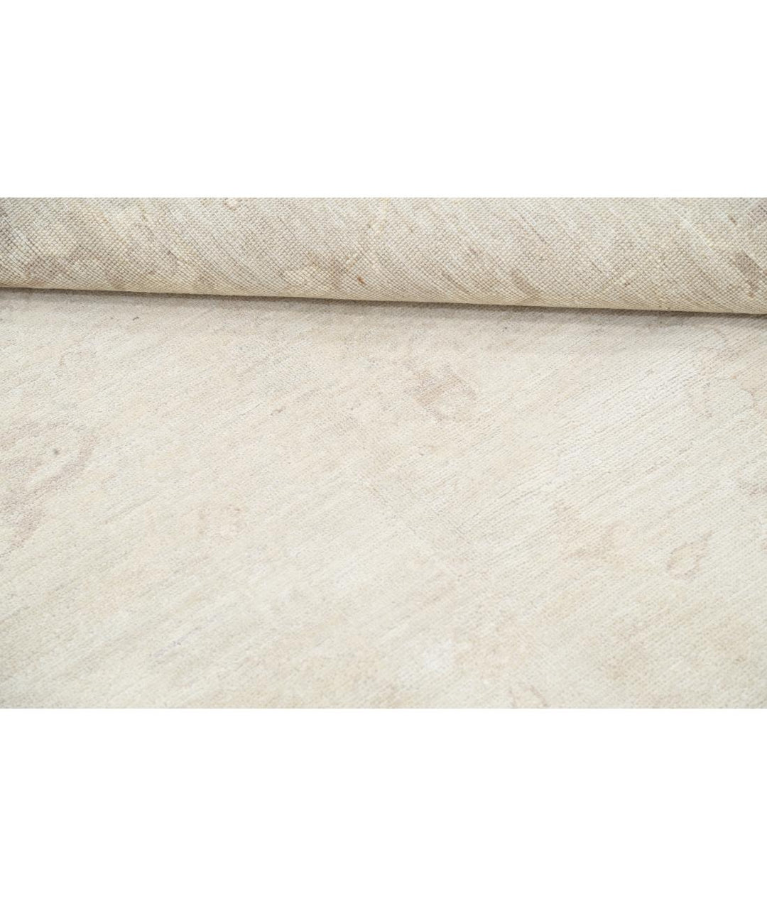 Hand Knotted Oushak Wool Rug 8' 8" x 12' 2" - No. AT55404