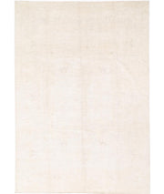 Hand Knotted Oushak Wool Rug 8' 8" x 12' 2" - No. AT55404