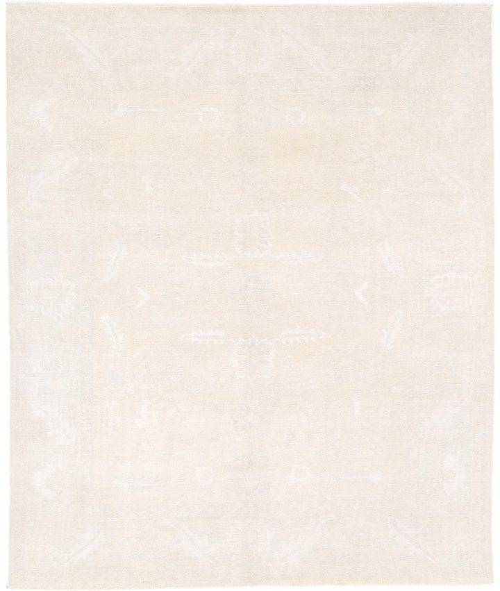 Hand Knotted Oushak Wool Rug 8' 3" x 10' 0" - No. AT79469