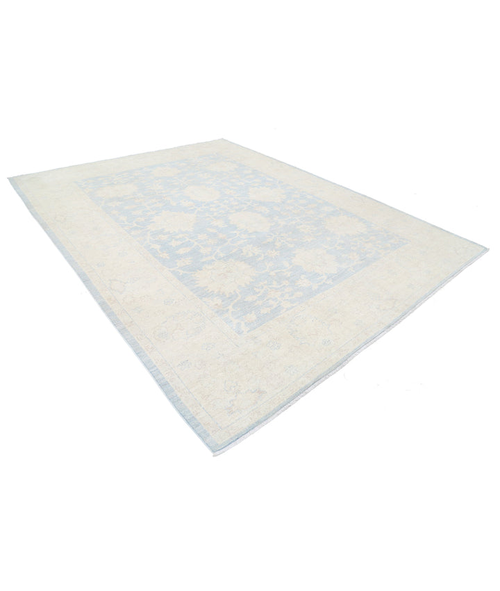 Hand Knotted Oushak Wool Rug 8' 9" x 11' 8" - No. AT85391