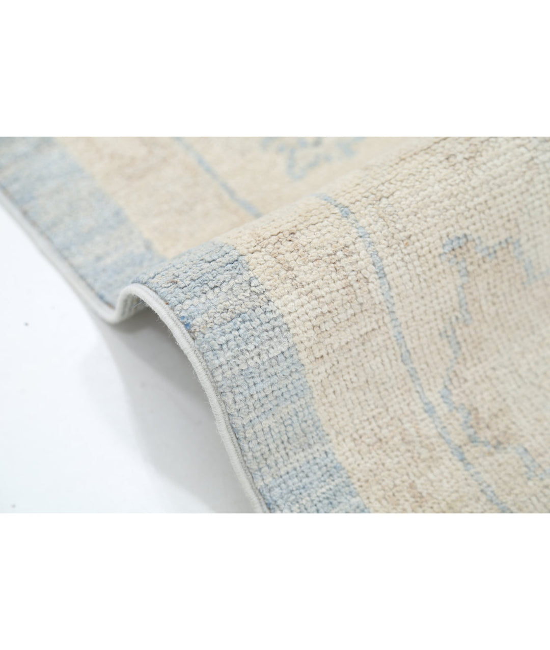 Hand Knotted Oushak Wool Rug 8' 9" x 11' 8" - No. AT85391