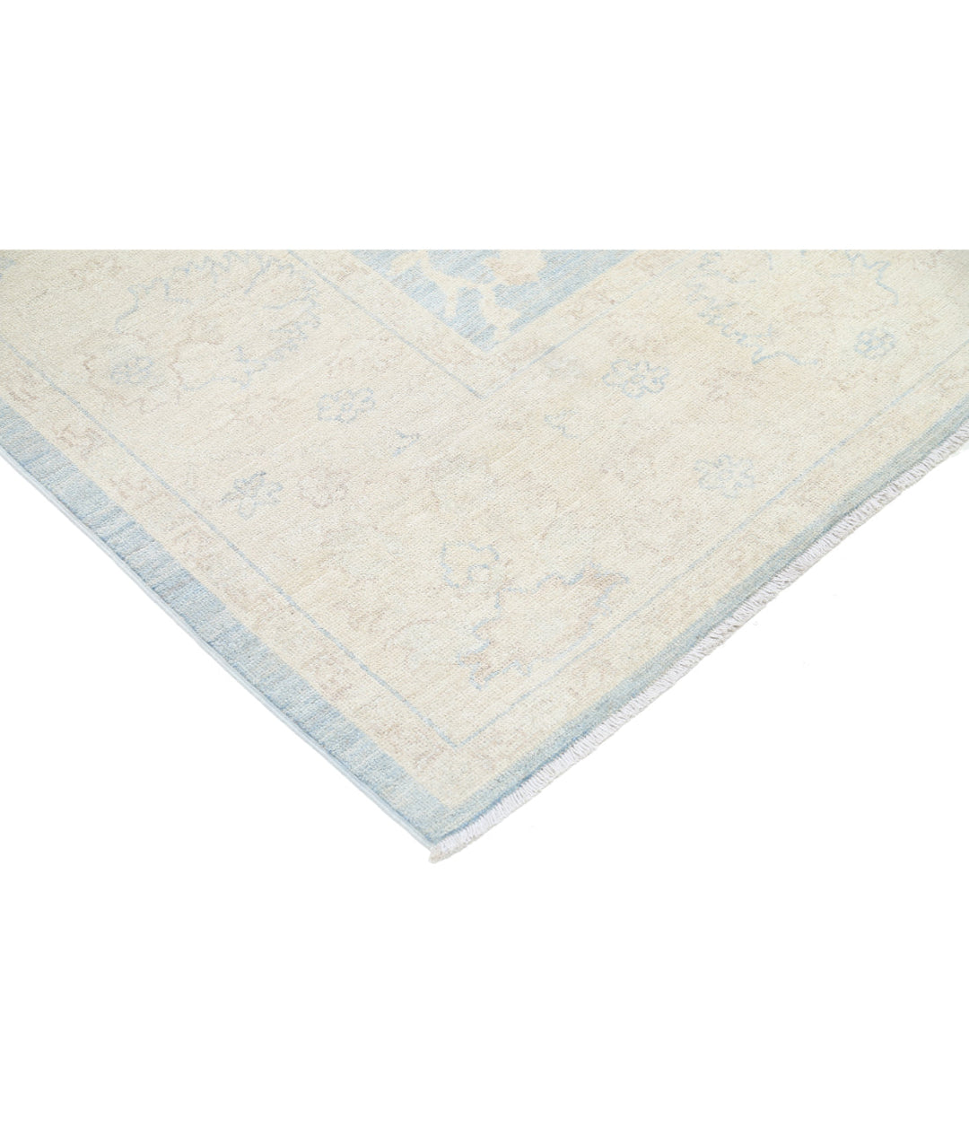 Hand Knotted Oushak Wool Rug 8' 9" x 11' 8" - No. AT85391