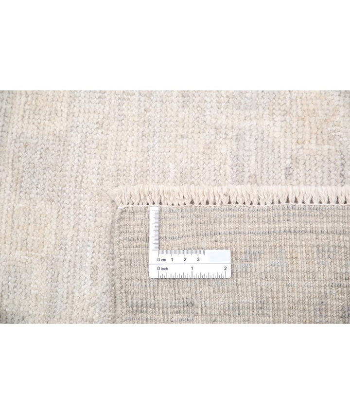 Hand Knotted Oushak Wool Rug 7' 7" x 7' 10" - No. AT95821