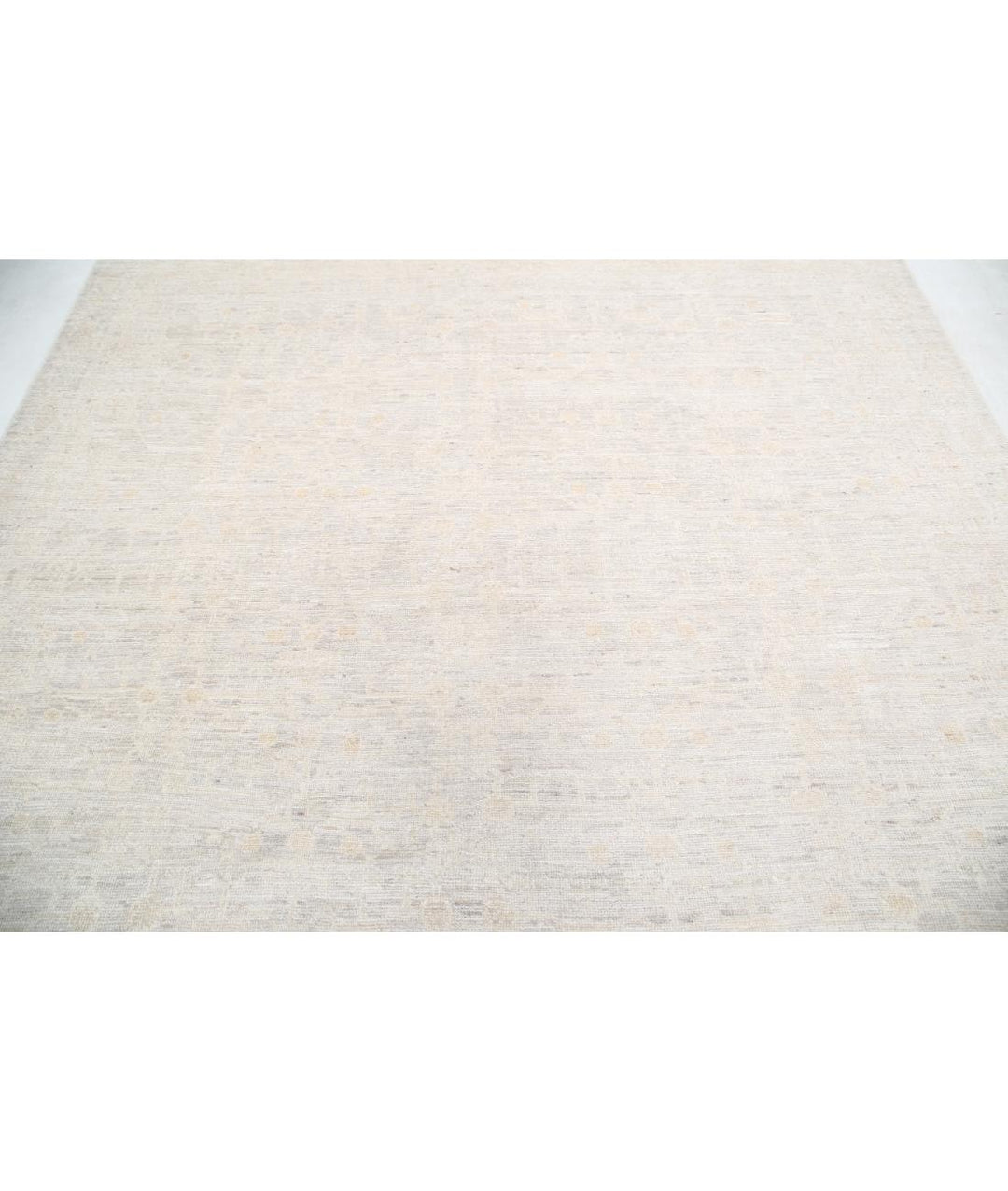 Hand Knotted Oushak Wool Rug 7' 7" x 7' 10" - No. AT95821