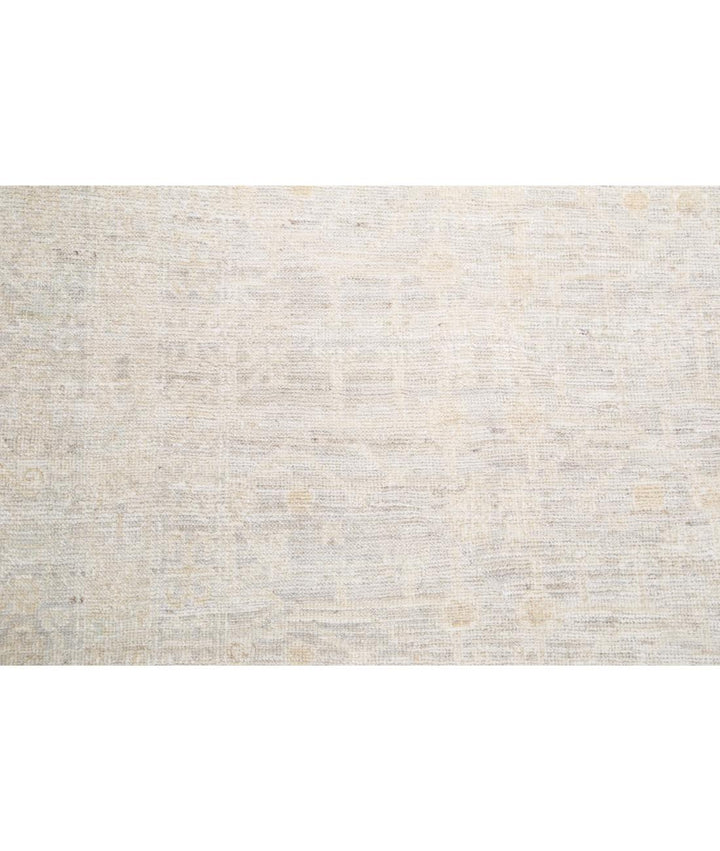 Hand Knotted Oushak Wool Rug 7' 7" x 7' 10" - No. AT95821