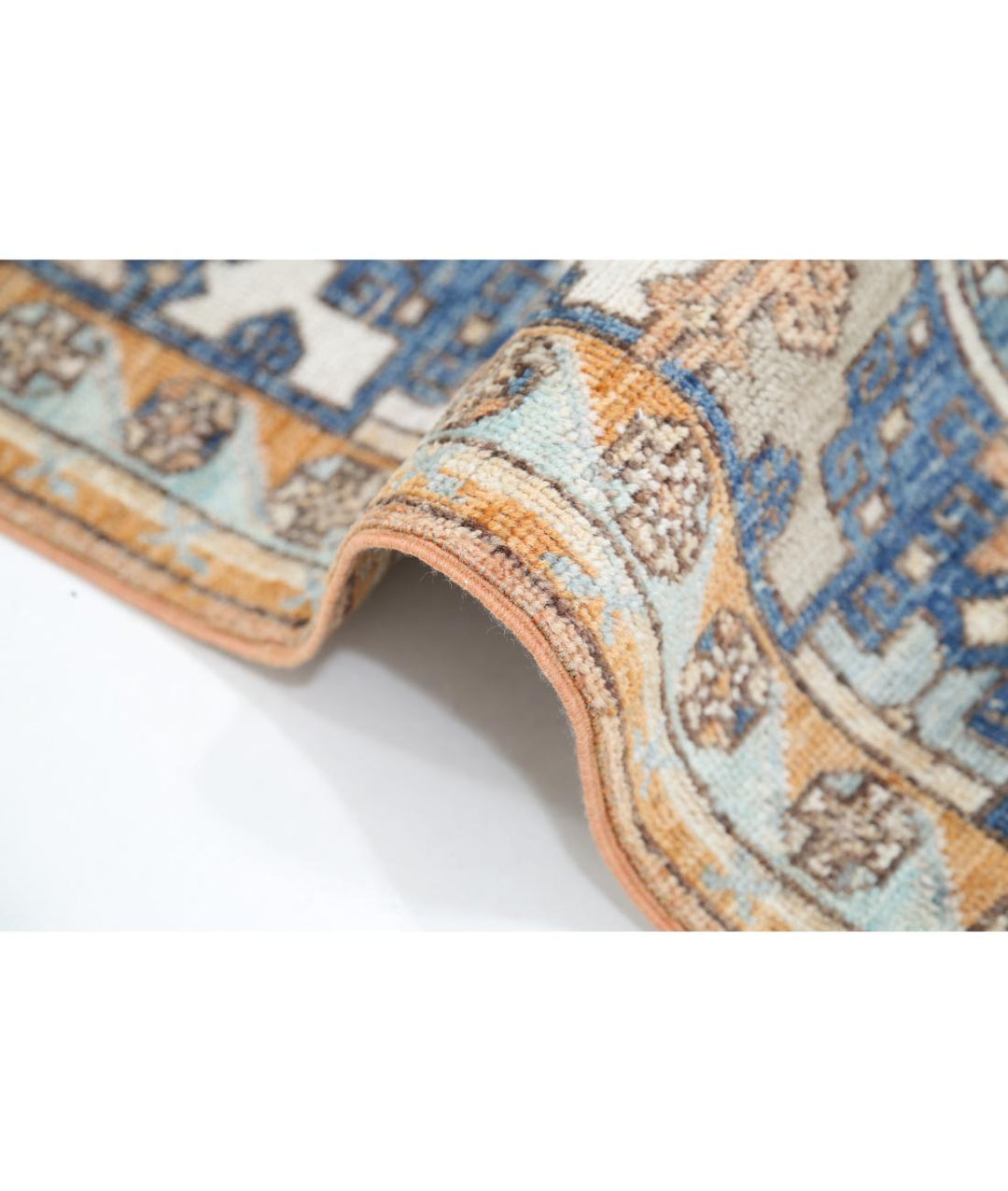 Hand Knotted Oushak Wool Rug 5' 7" x 8' 0" - No. AT52627