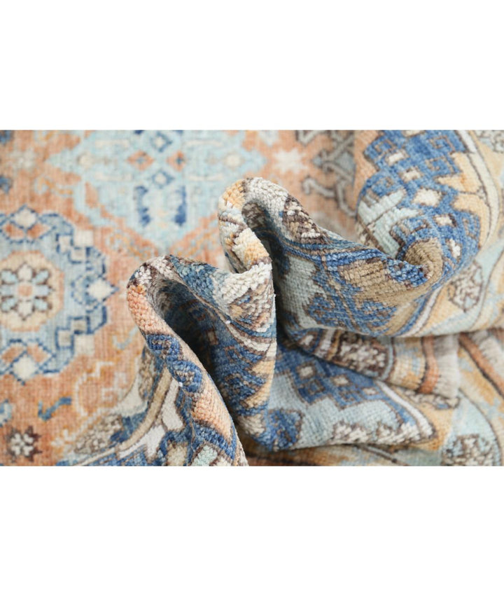 Hand Knotted Oushak Wool Rug 5' 7" x 8' 0" - No. AT52627