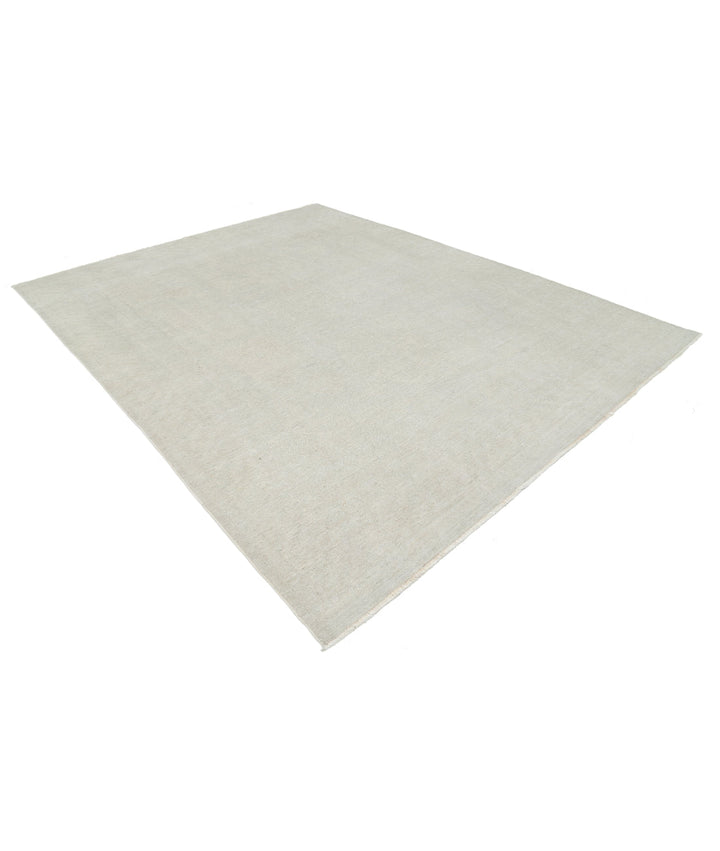 Hand Knotted Oushak Wool Rug 8' 9" x 11' 1" - No. AT44564