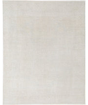 Hand Knotted Oushak Wool Rug 8' 9" x 11' 1" - No. AT44564