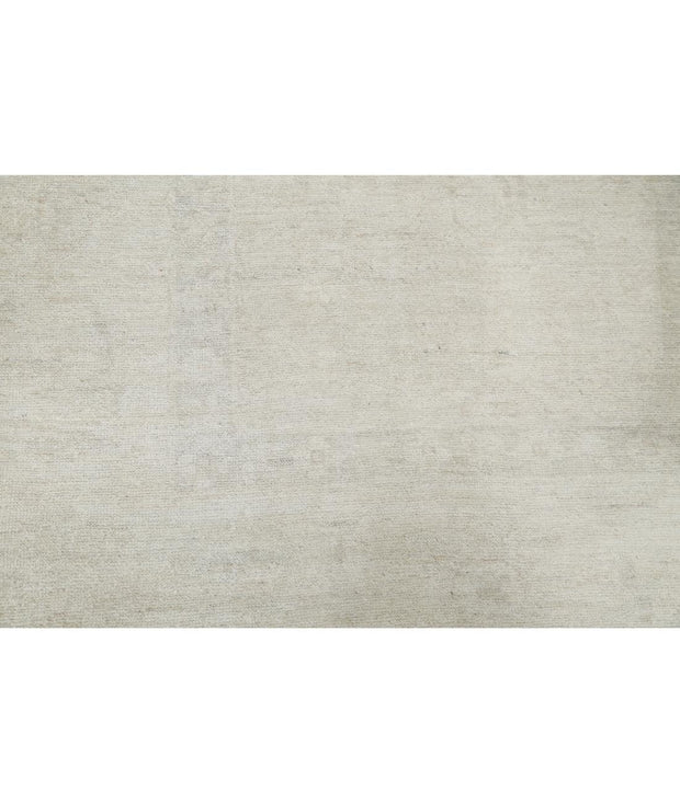 Hand Knotted Oushak Wool Rug 9' 2" x 11' 9" - No. AT88134