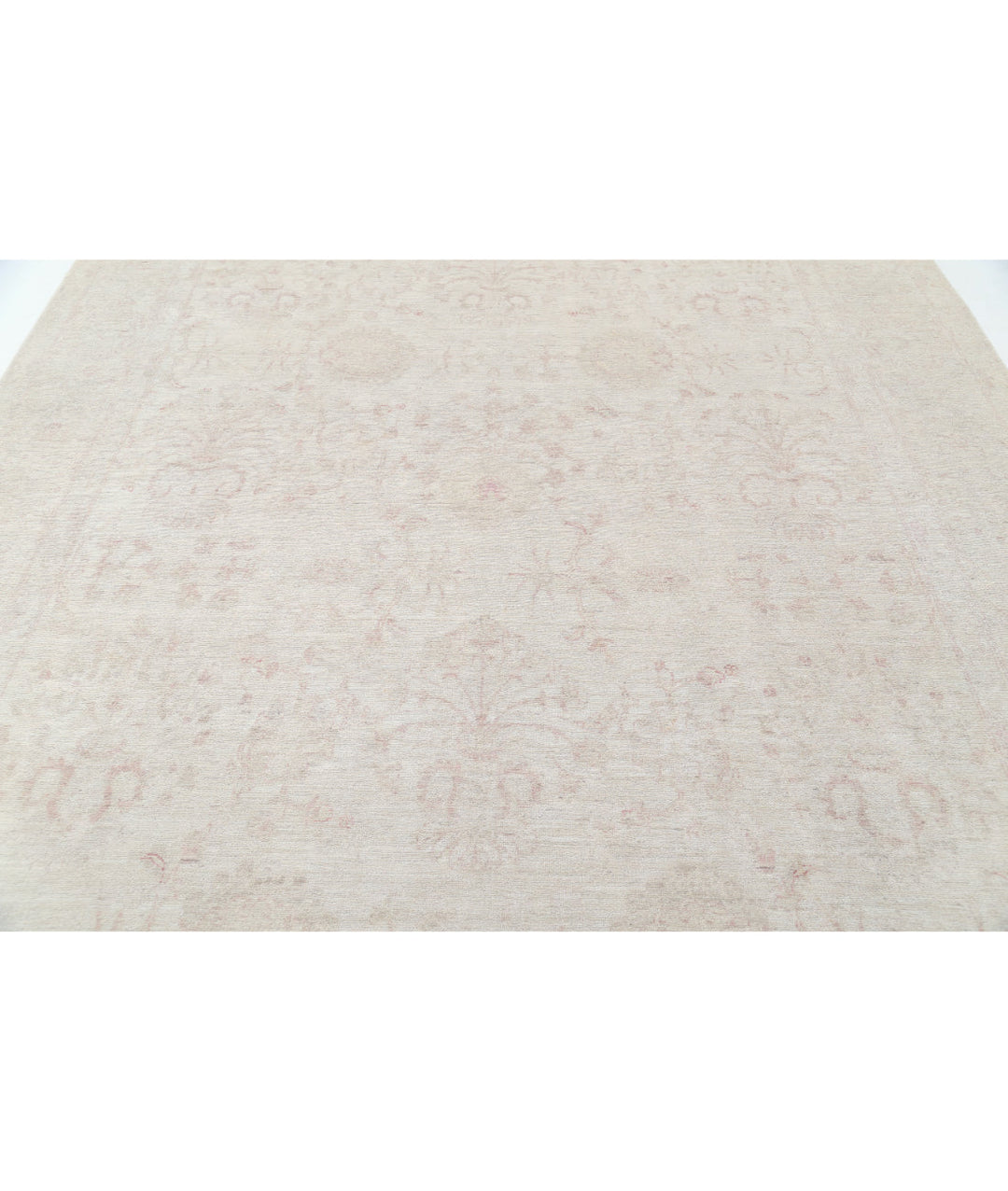 Hand Knotted Oushak Wool Rug 9' 0" x 12' 7" - No. AT51686