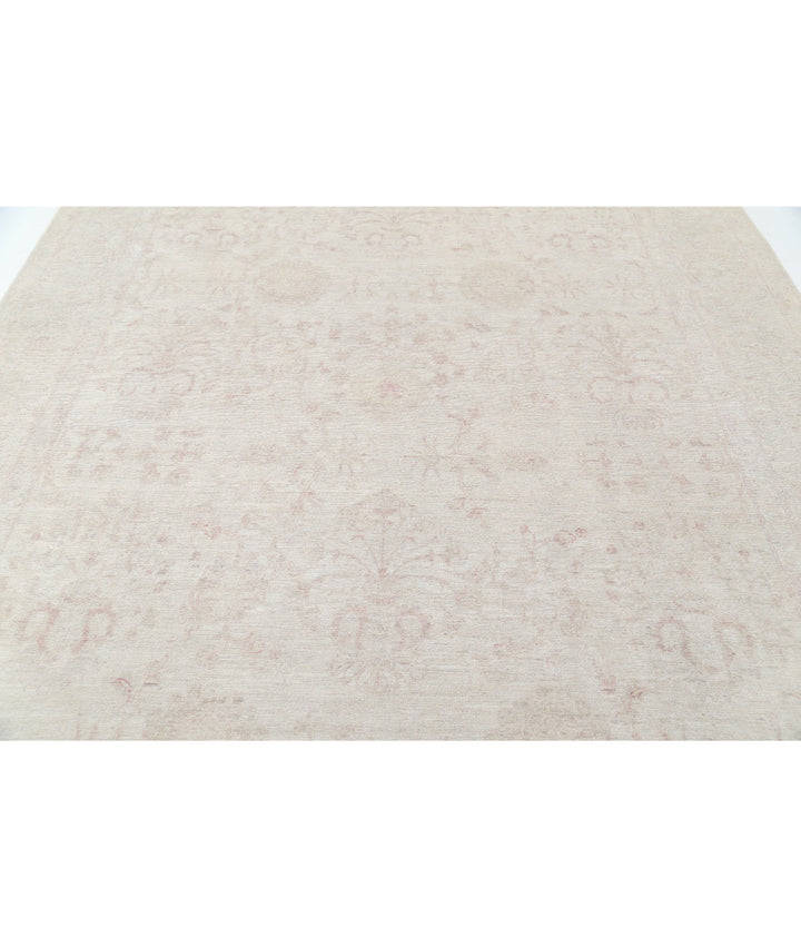 Hand Knotted Oushak Wool Rug 9' 0" x 12' 7" - No. AT51686