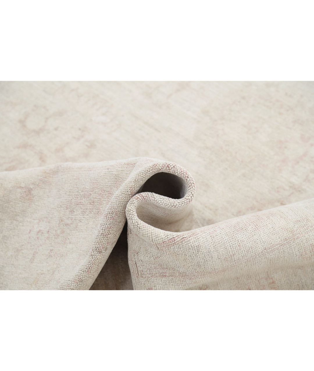 Hand Knotted Oushak Wool Rug 9' 0" x 12' 7" - No. AT51686