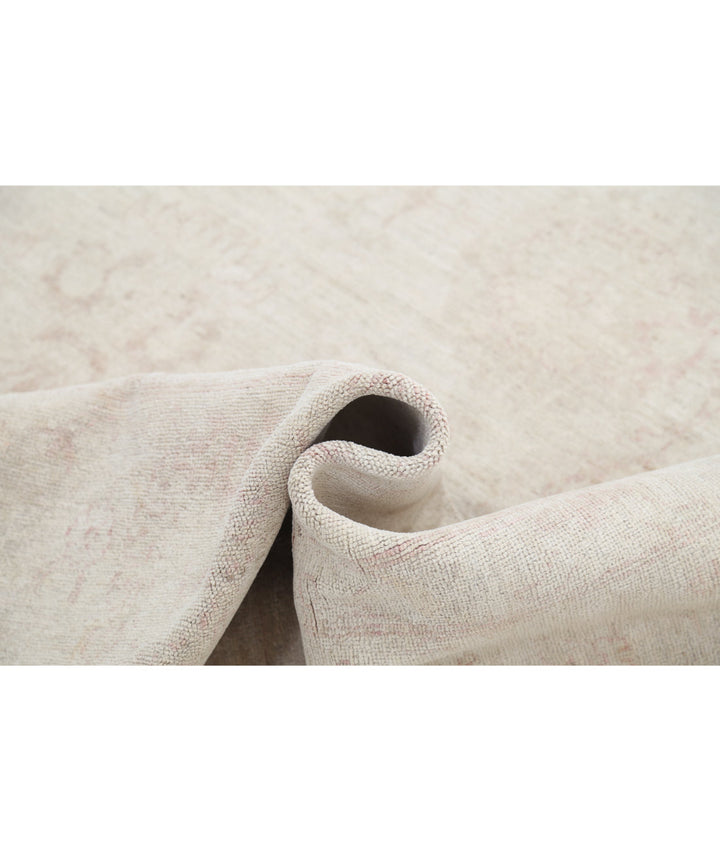 Hand Knotted Oushak Wool Rug 9' 0" x 12' 7" - No. AT51686