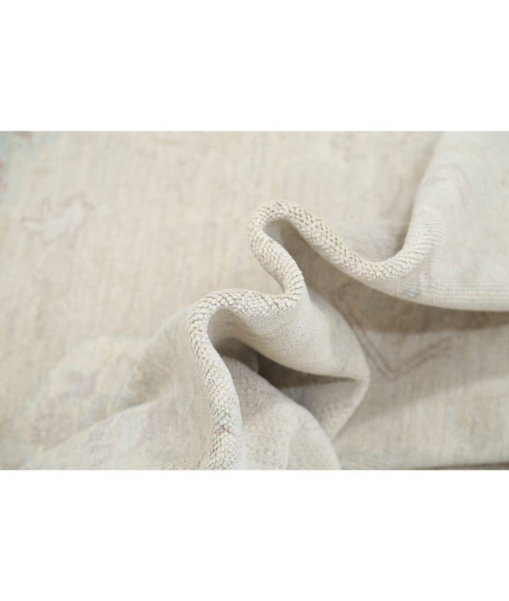 Hand Knotted Oushak Wool Rug 8' 8" x 11' 1" - No. AT34104