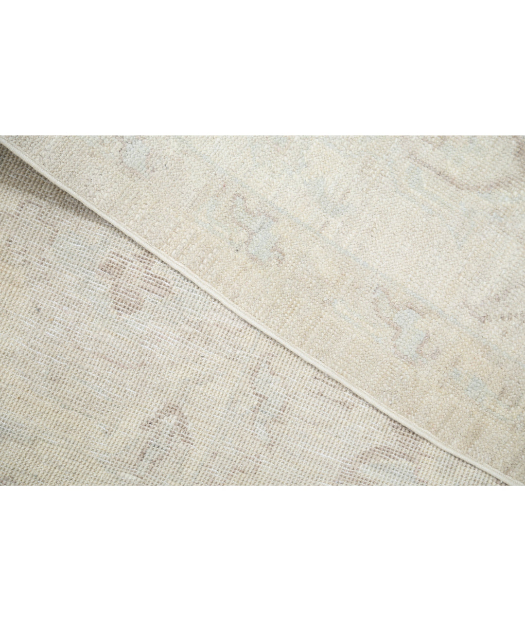 Hand Knotted Oushak Wool Rug 8' 8" x 11' 1" - No. AT34104