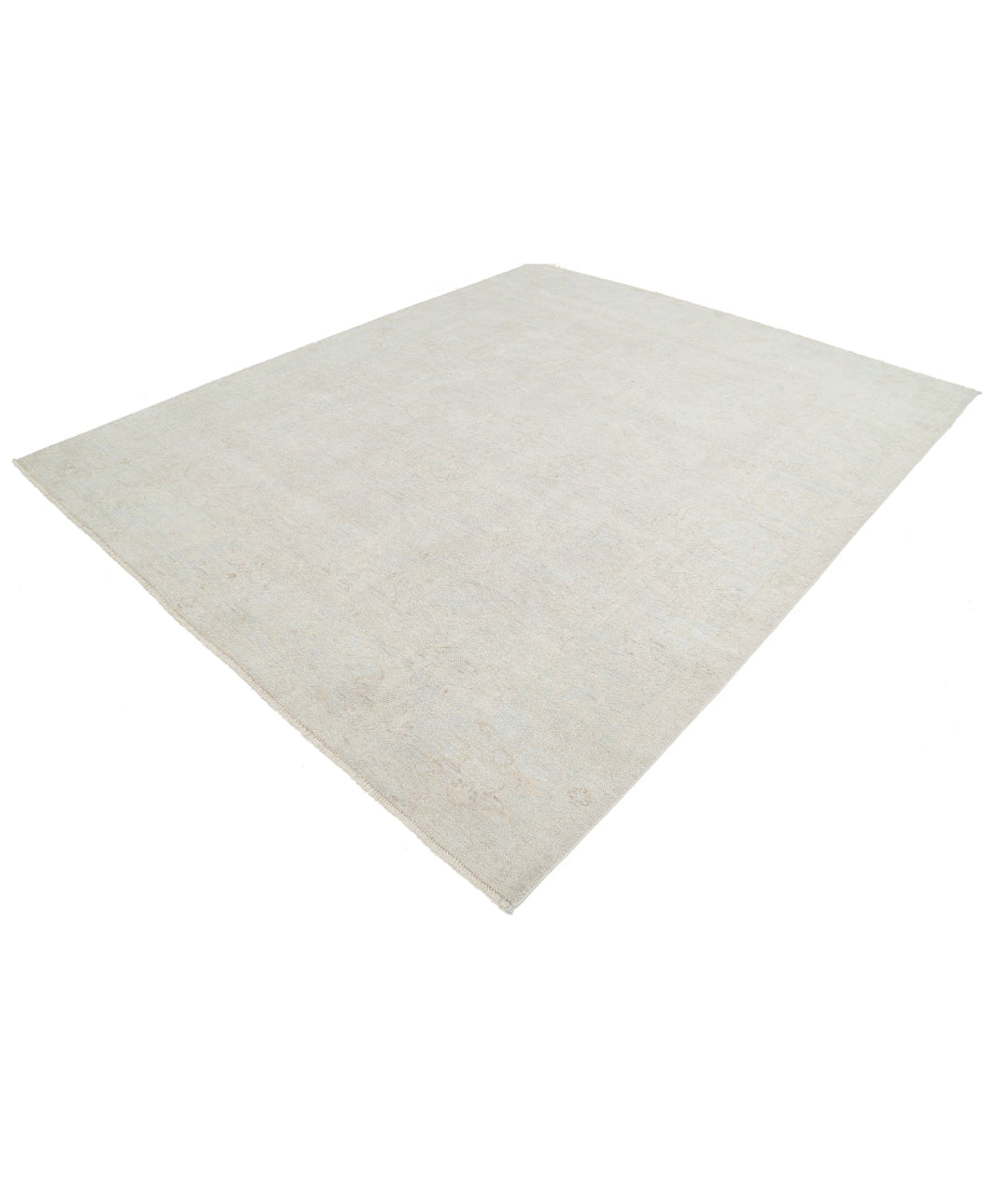 Hand Knotted Oushak Wool Rug 8' 2" x 9' 10" - No. AT40435