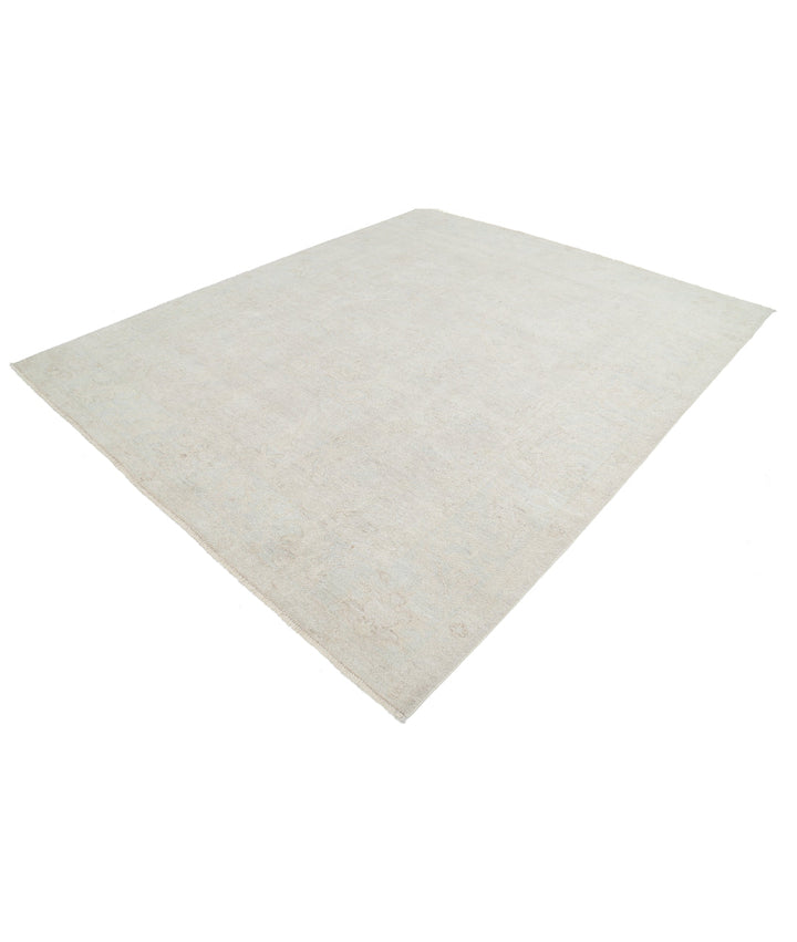Hand Knotted Oushak Wool Rug 8' 2" x 9' 10" - No. AT40435
