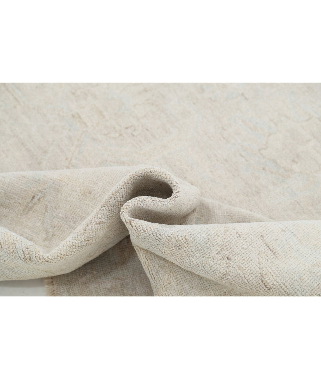 Hand Knotted Oushak Wool Rug 8' 2" x 9' 10" - No. AT40435