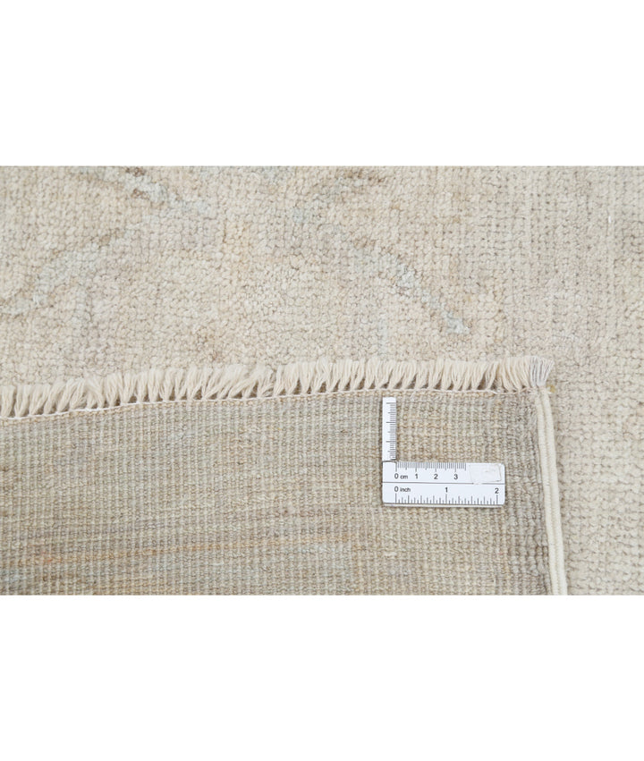 Hand Knotted Oushak Wool Rug 8' 2" x 9' 10" - No. AT40435