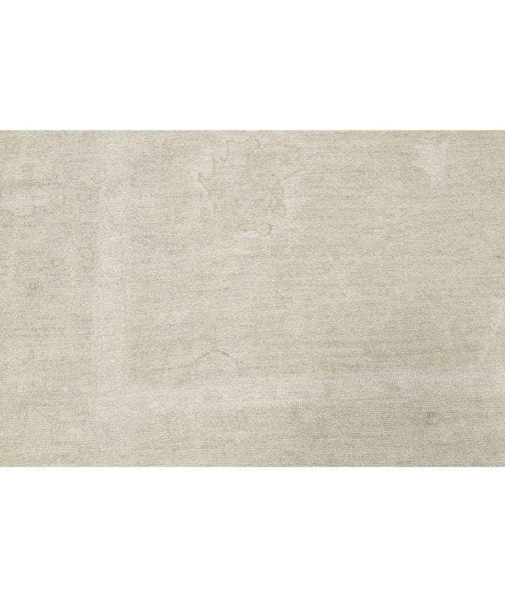 Hand Knotted Oushak Wool Rug 7' 10" x 9' 8" - No. AT14747