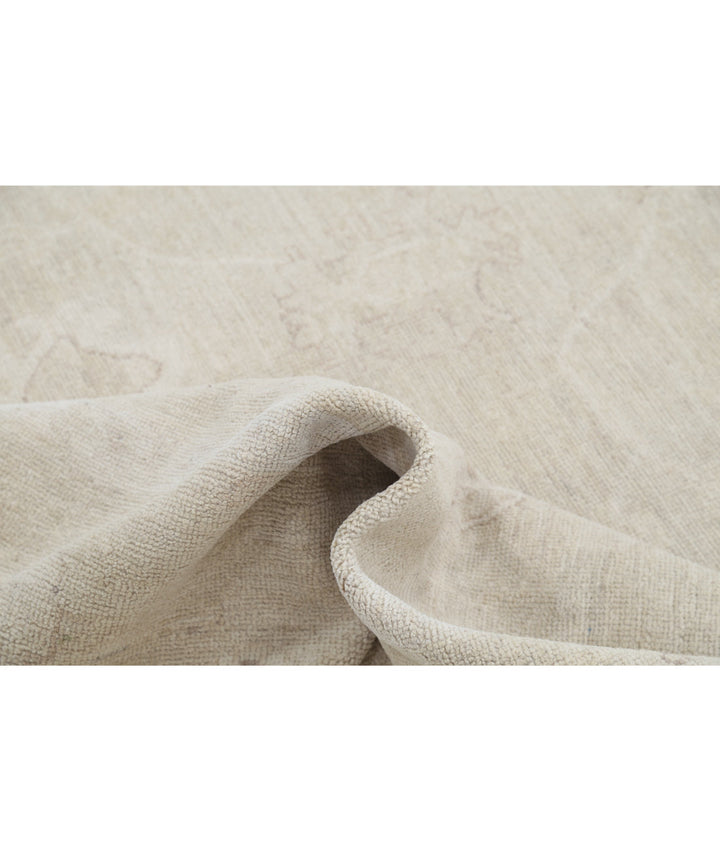 Hand Knotted Oushak Wool Rug 7' 10" x 9' 8" - No. AT14747