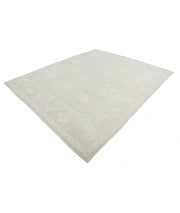 Hand Knotted Oushak Wool Rug 8' 5" x 9' 10" - No. AT50929