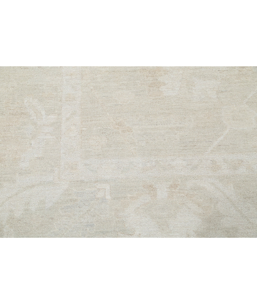 Hand Knotted Oushak Wool Rug 8' 5" x 9' 10" - No. AT50929