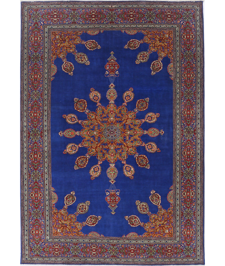 Hand Knotted Persian Tabriz Wool Rug 6' 1" x 9' 0" - No. AT81276