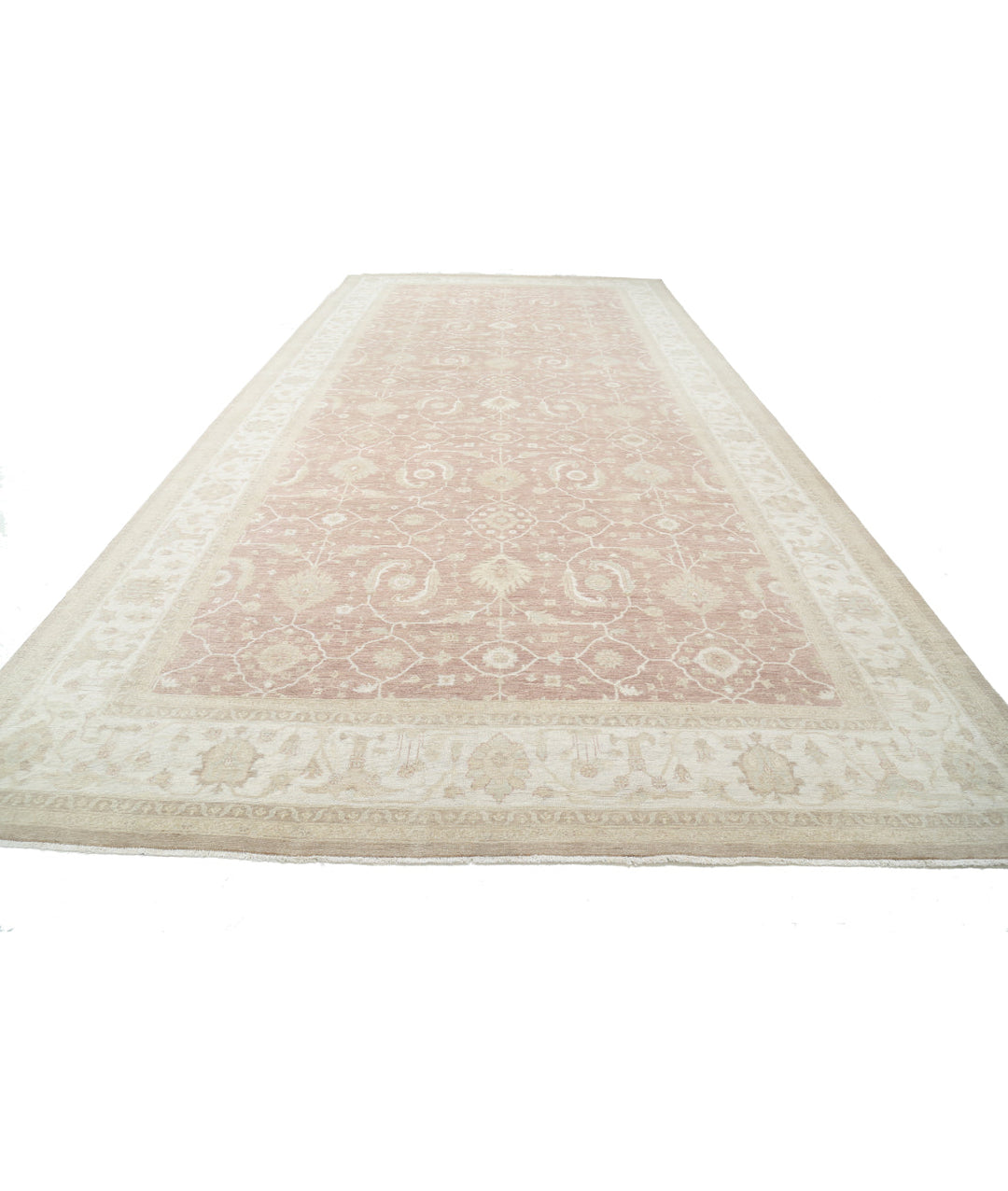 Hand Knotted Serenity Wool Rug 9' 10" x 20' 3" - No. AT66358
