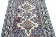 Hand Knotted Vintage Persian Shiraz Wool Rug 2' 10" x 5' 1" - No. AT10021