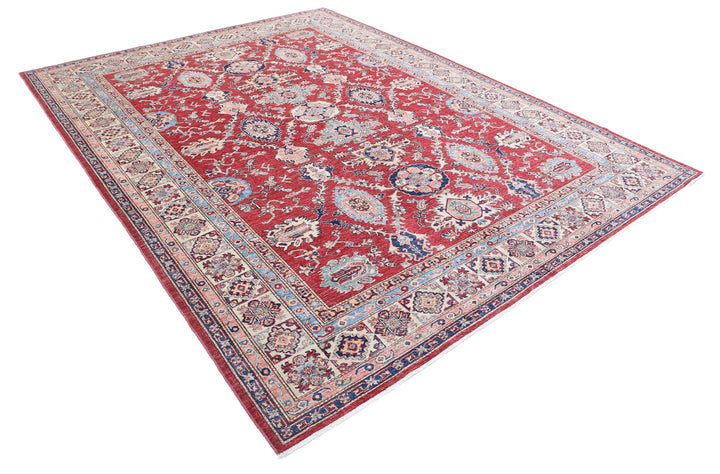 Hand Knotted Royal Kazak Wool Rug 7' 11" x 10' 3" - No. AT53978