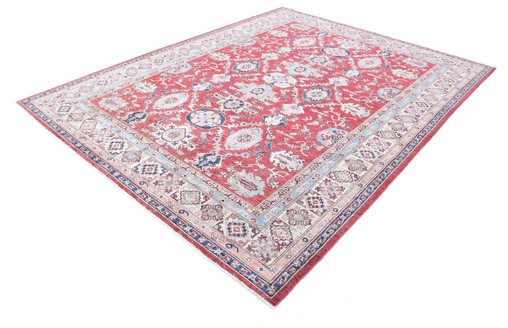 Hand Knotted Royal Kazak Wool Rug 7' 11" x 10' 3" - No. AT53978