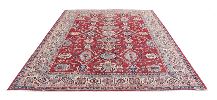 Hand Knotted Royal Kazak Wool Rug 7' 11" x 10' 3" - No. AT53978