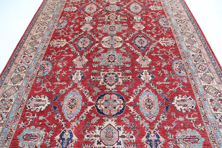 Hand Knotted Royal Kazak Wool Rug 7' 11" x 10' 3" - No. AT53978