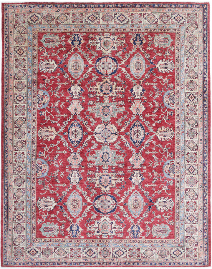 Hand Knotted Royal Kazak Wool Rug 7' 11" x 10' 3" - No. AT53978