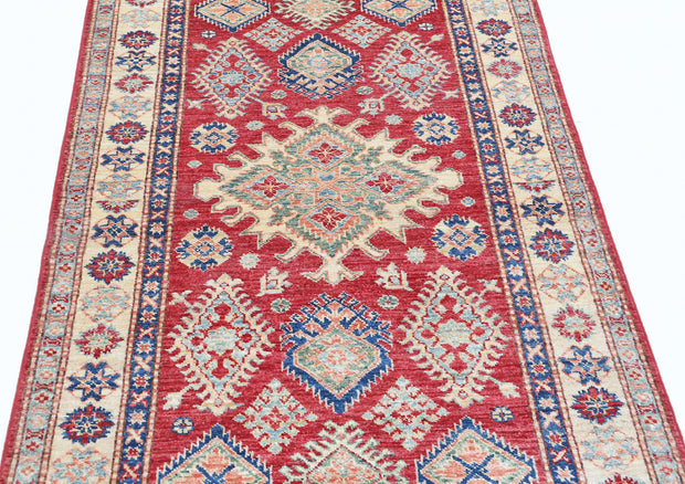 Hand Knotted Royal Kazak Wool Rug 3' 3" x 5' 6" - No. AT71684