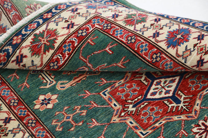 Hand Knotted Royal Kazak Wool Rug 3' 10" x 5' 0" - No. AT48593