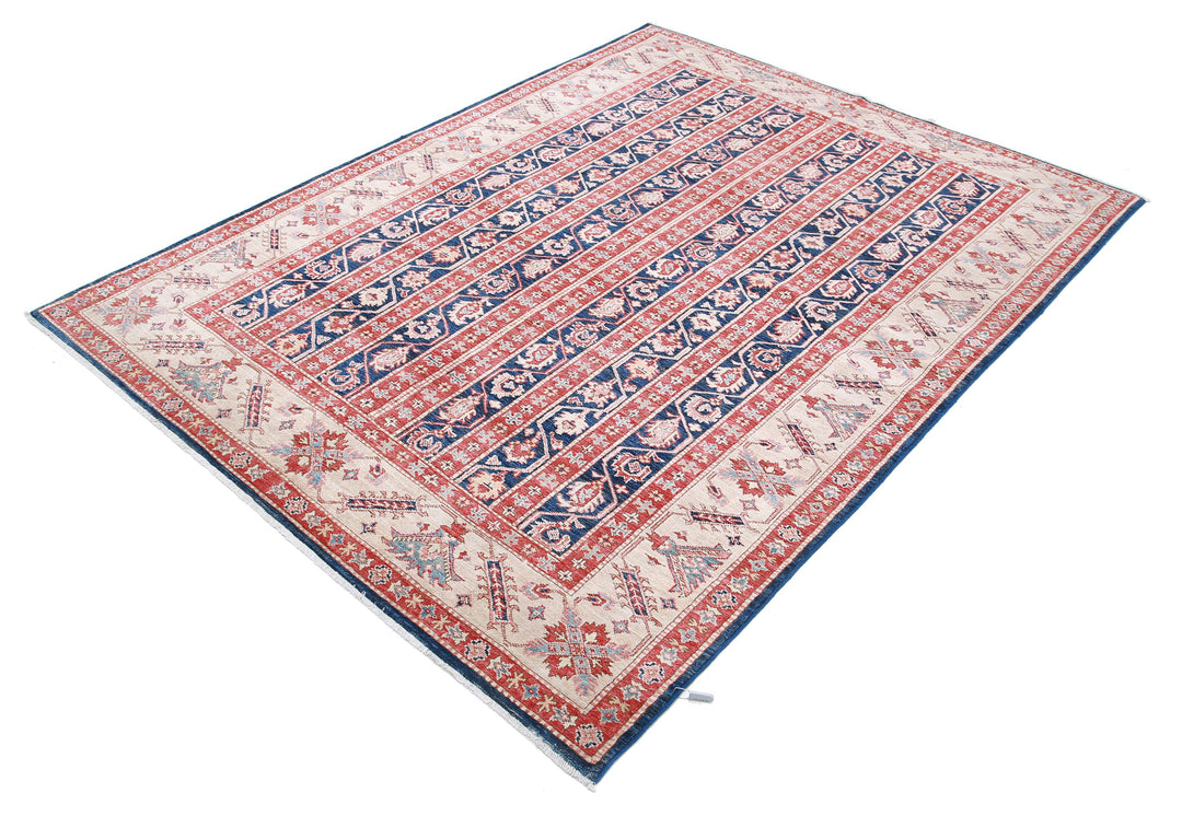 Hand Knotted Royal Kazak Wool Rug 5' 5" x 7' 2" - No. AT75037
