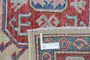 Hand Knotted Royal Kazak Wool Rug 4' 8" x 5' 11" - No. AT81844
