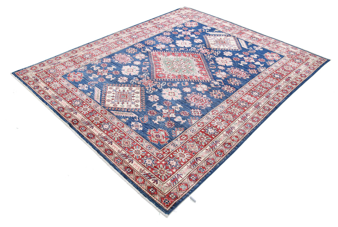 Hand Knotted Royal Kazak Wool Rug 6' 2" x 7' 6" - No. AT98024
