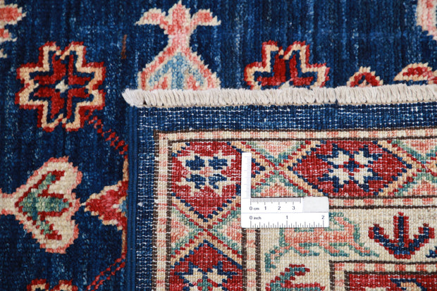 Hand Knotted Royal Kazak Wool Rug 6' 2" x 7' 6" - No. AT98024