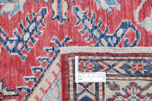 Hand Knotted Royal Kazak Wool Rug 4' 10" x 6' 6" - No. AT43734